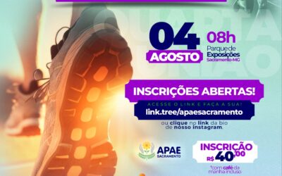 Vem aí a 4ª edição da Corrida União dos Amigos da APAE