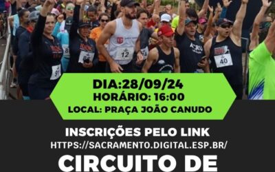2ª Etapa do Circuito de Corrida de Rua de Sacramento de 2024